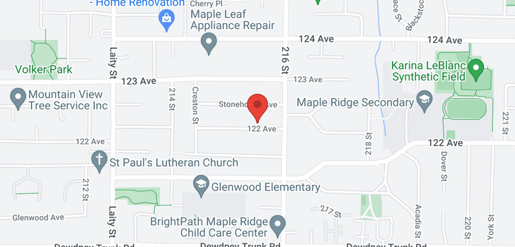 map of 21549 122 AVENUE